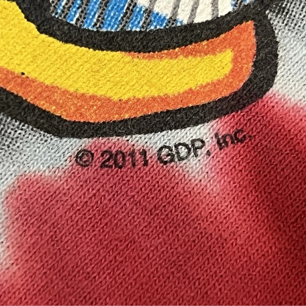 2011 Grateful Dead Deadhead Band Tshirt Crossing Biker Liquid Blue Tie Dye XL - Picture 6 of 9